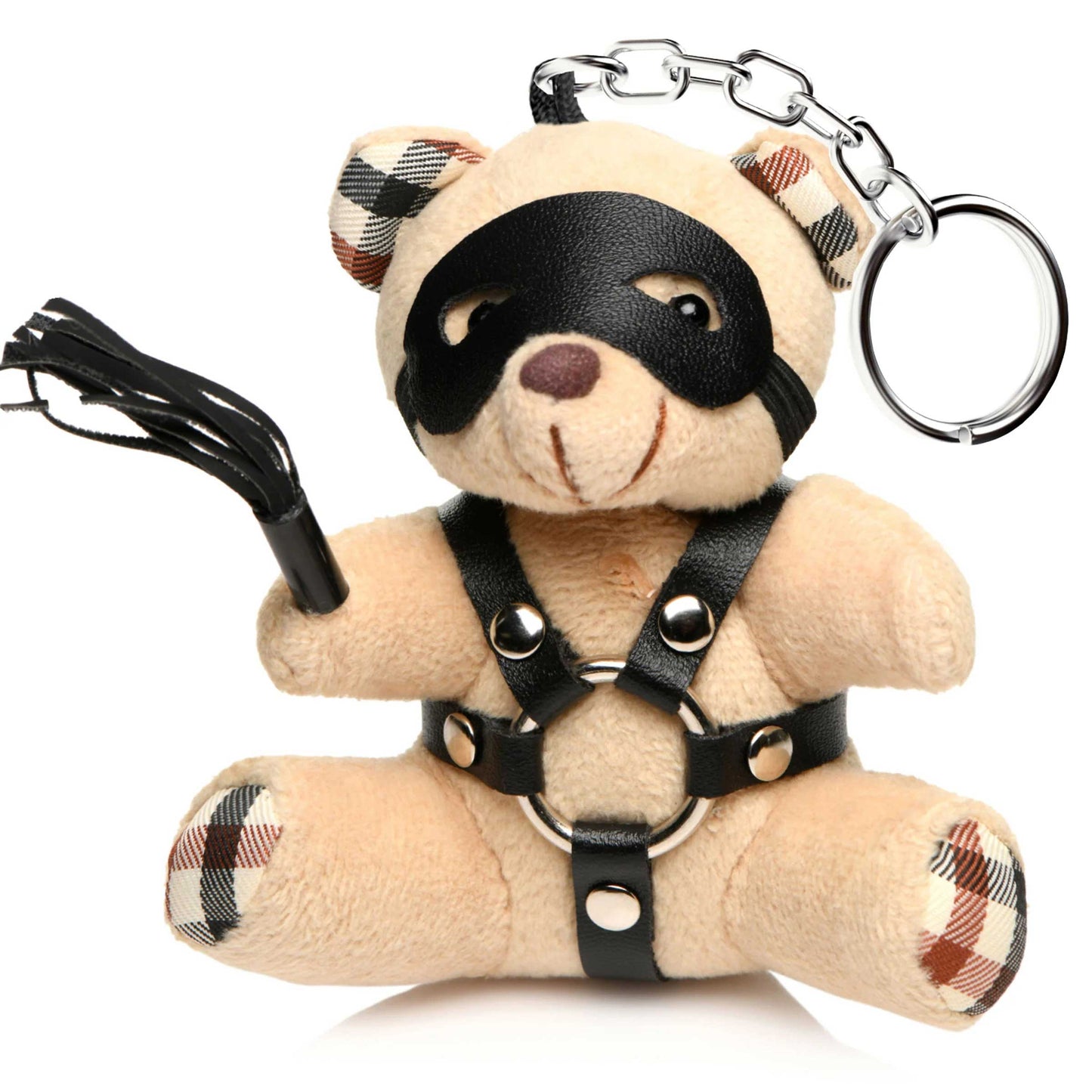 BDSM Teddy Bear Keychain - Not Very Vanilla