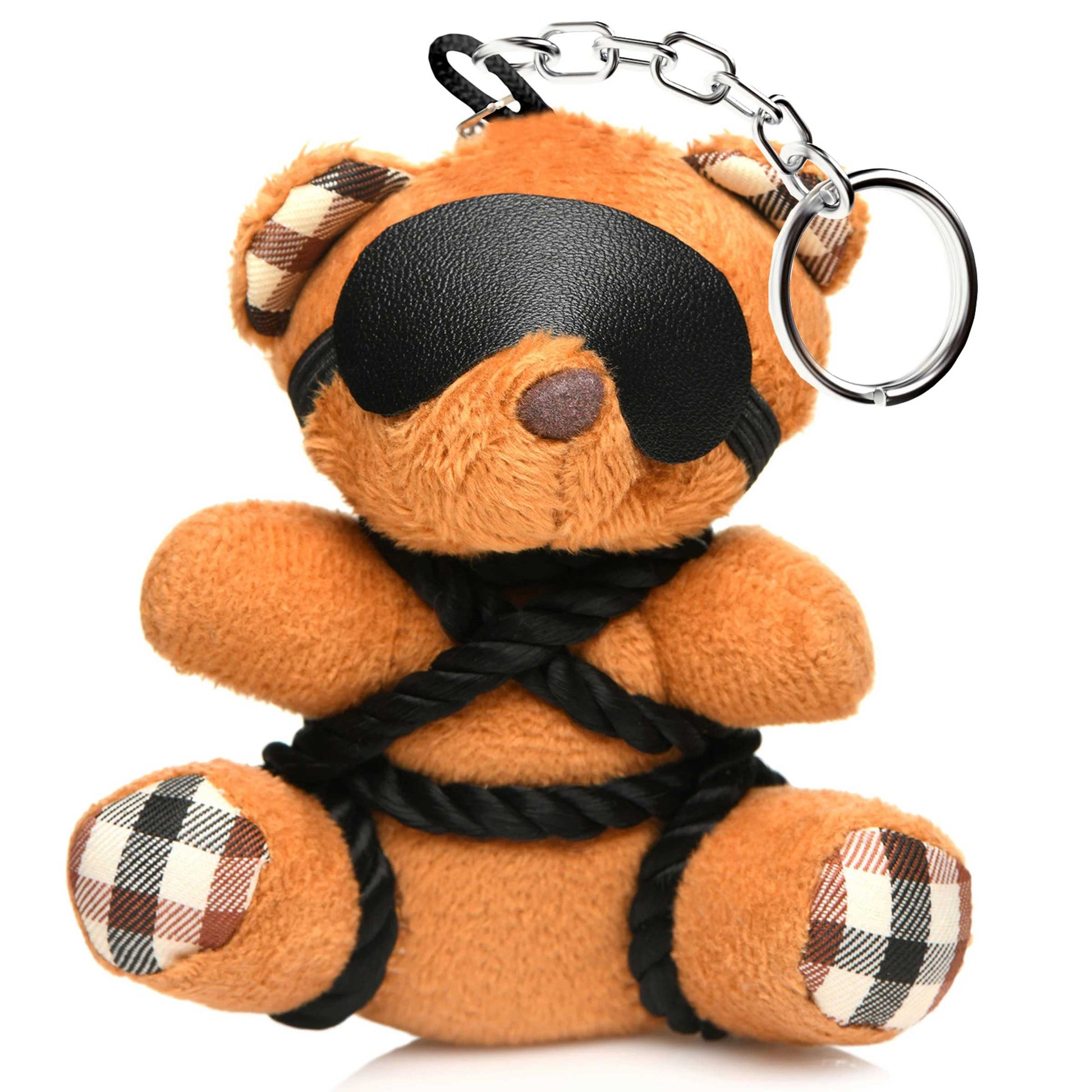 Rope Teddy Bear Keychain - Not Very Vanilla