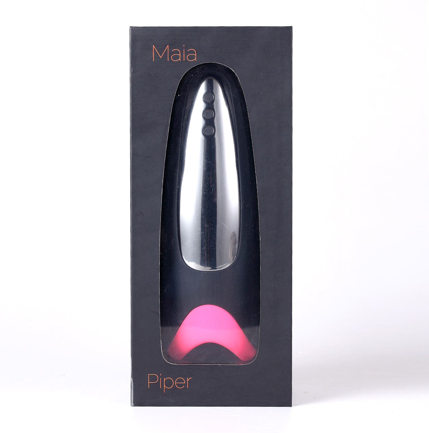 Piper USB Rechargeable Multi Function Masturbator With Suction - Black/pink - Not Very Vanilla