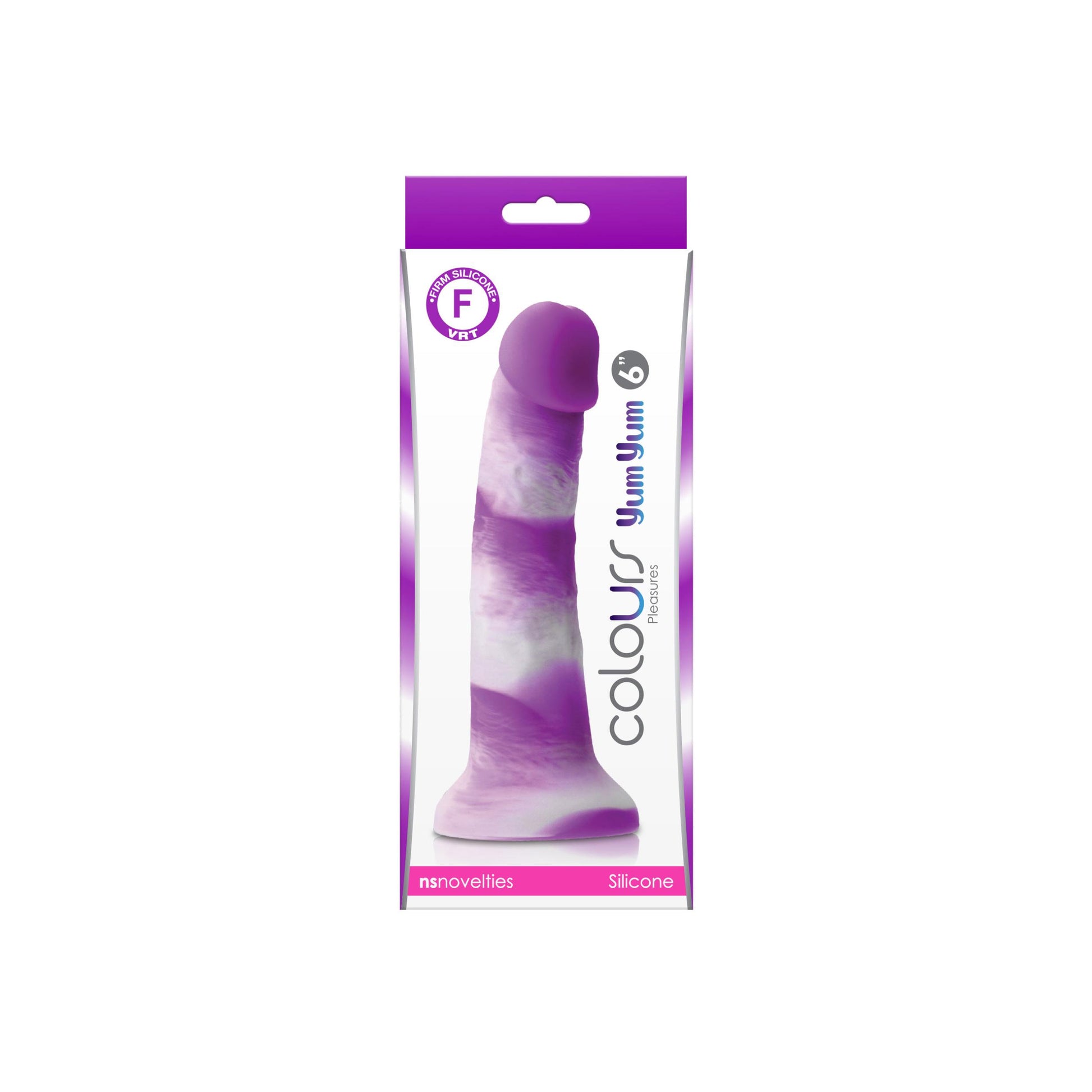 Colours - Pleasures - Yum Yum 6 In. Dildo - Purple - Not Very Vanilla