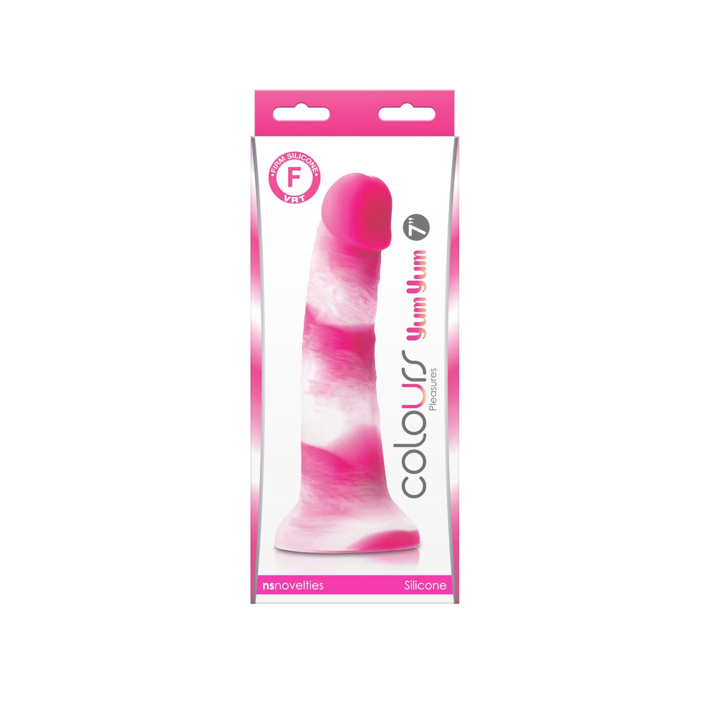 Colours - Pleasures - Yum Yum 7 In. Dildo - Pink - Not Very Vanilla