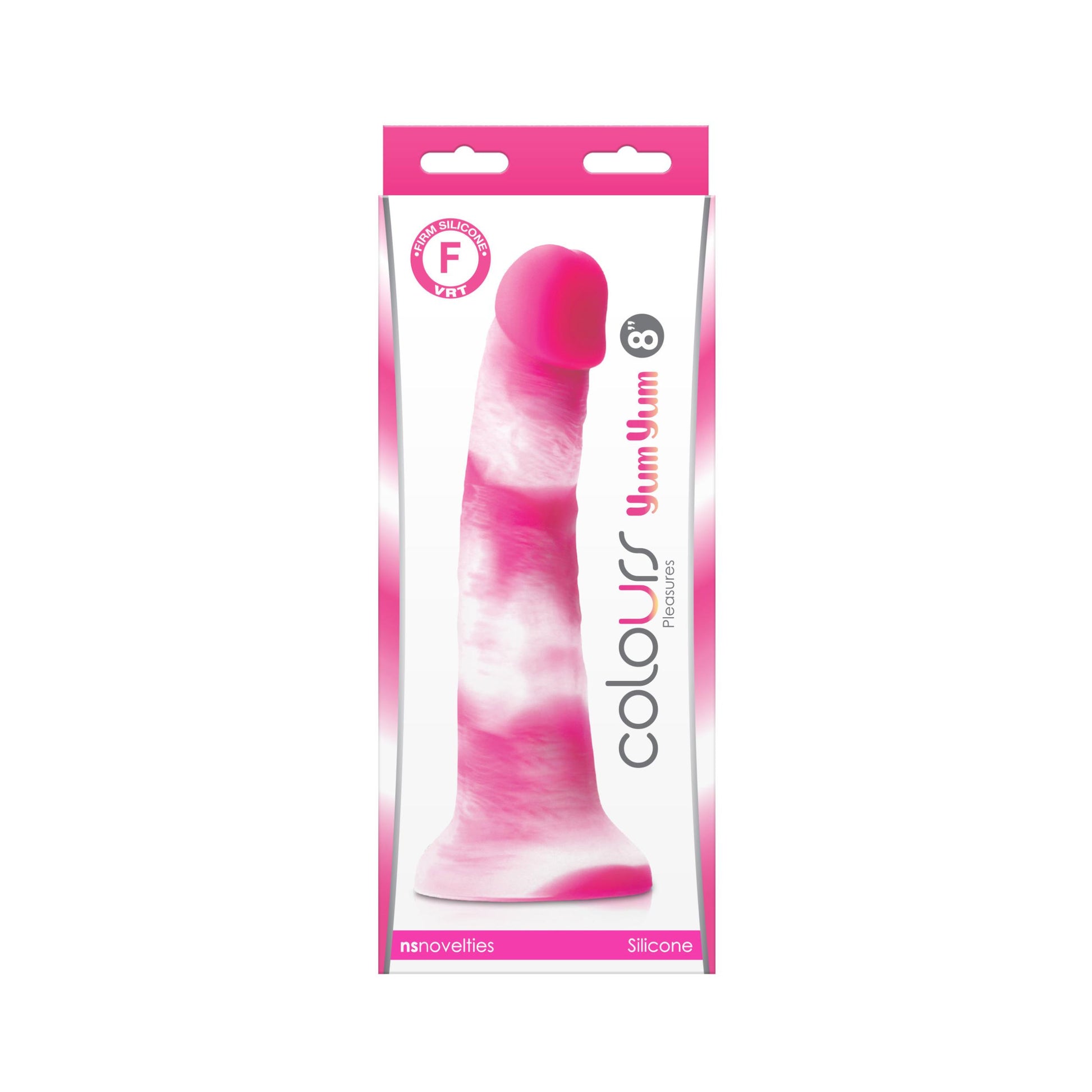 Colours - Pleasures - Yum Yum 8 In. Dildo - Pink - Not Very Vanilla