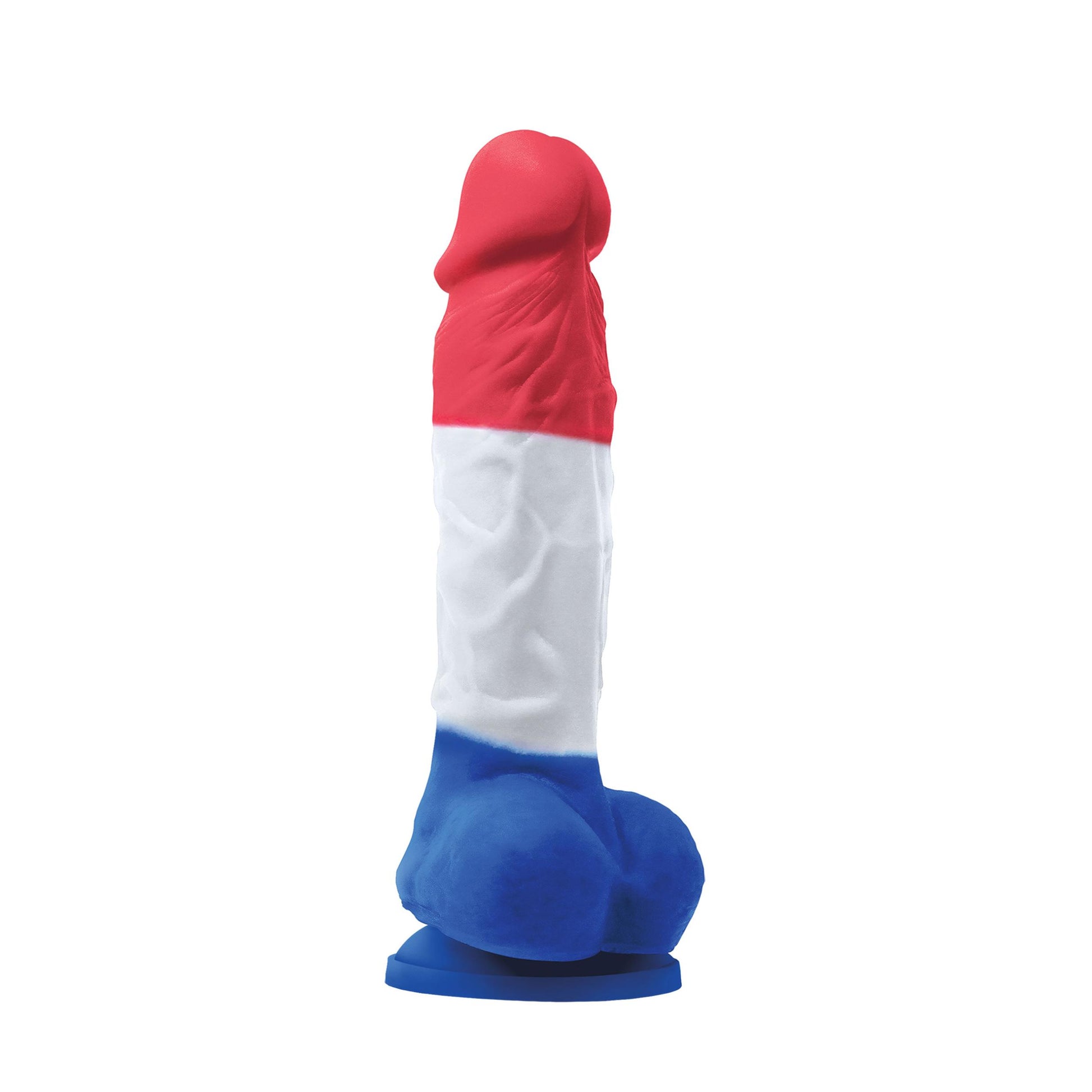 Colours Pleasures - 5 Inch Dildo - Tricolor - Not Very Vanilla