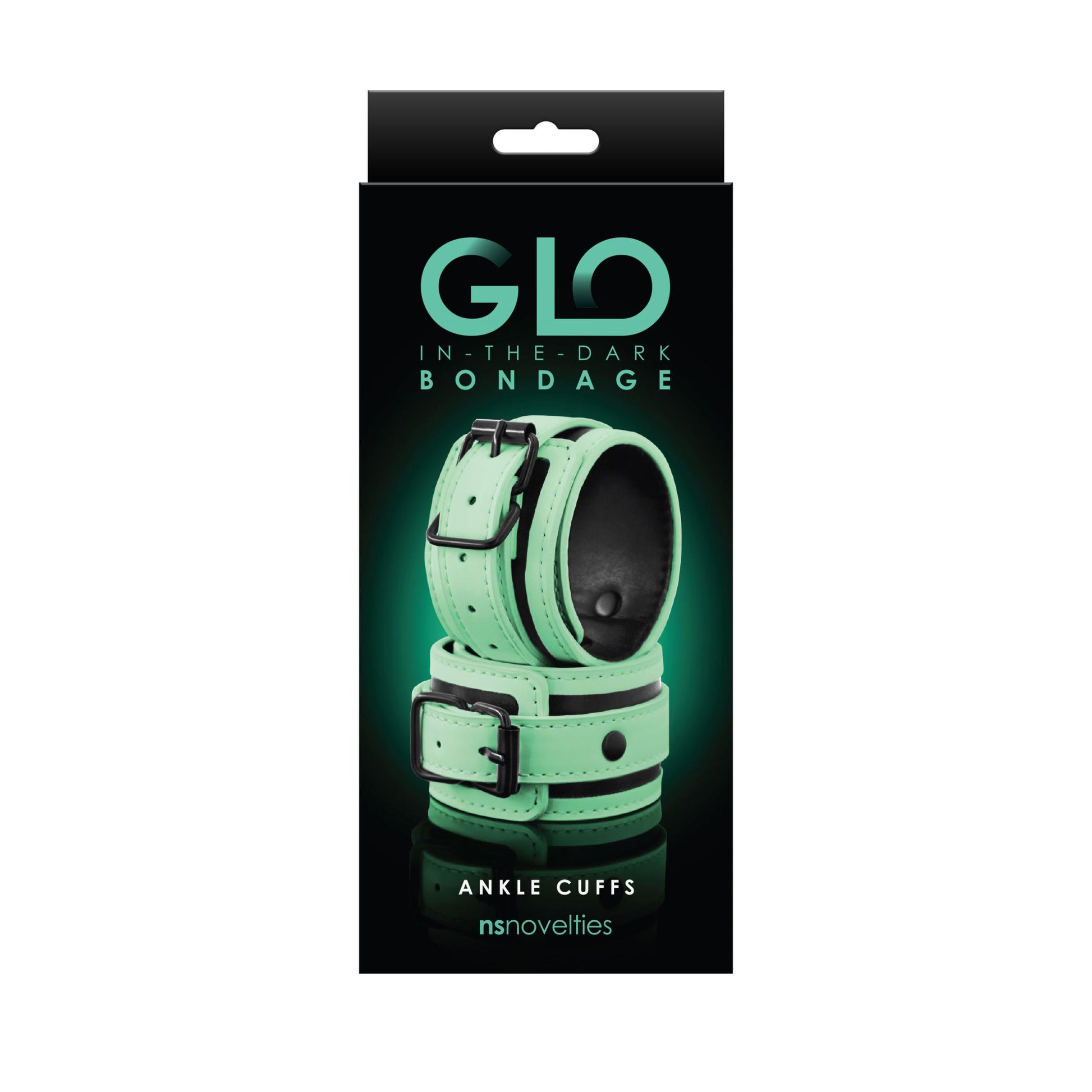 Glo Bondage - Ankle Cuff - Green - Not Very Vanilla