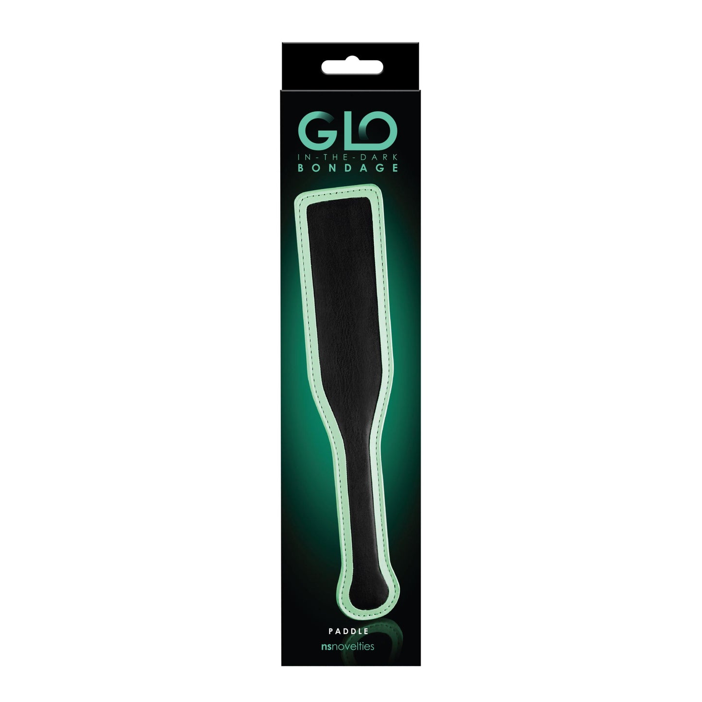 Glo Bondage - Paddle - Green - Not Very Vanilla