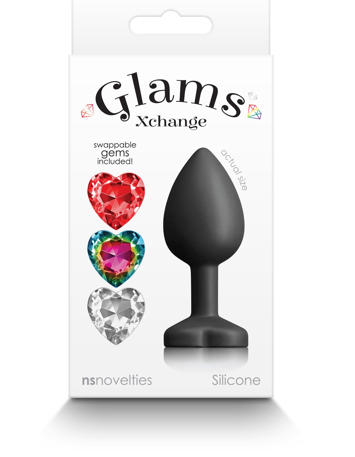 Glams Xchange Heart - Small - Black - Not Very Vanilla