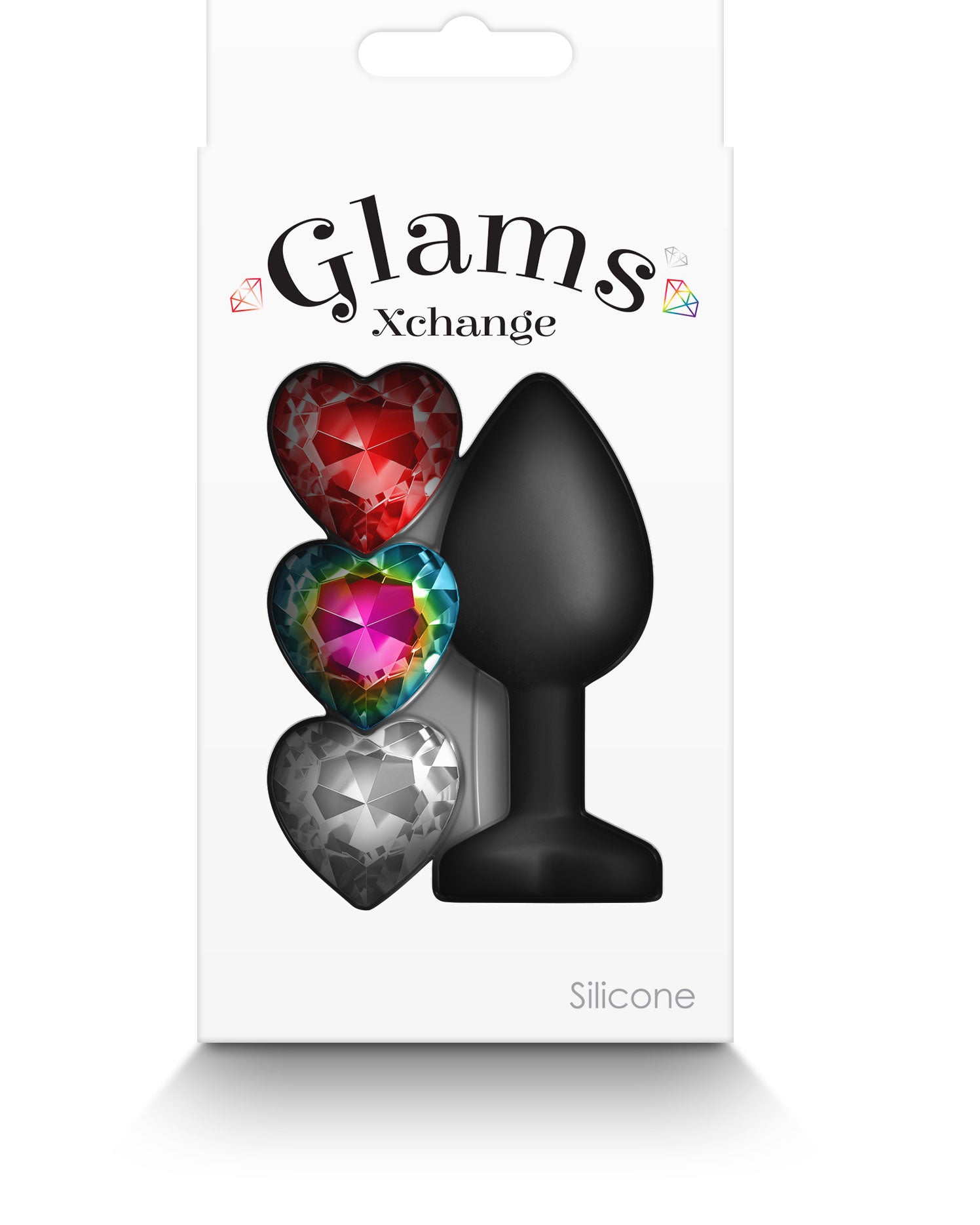 Glams Xchange Heart - Small - Black - Not Very Vanilla