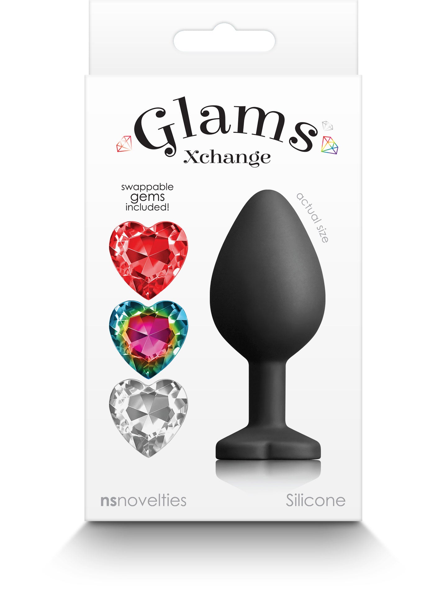 Glams Xchange Heart - Medium - Black - Not Very Vanilla