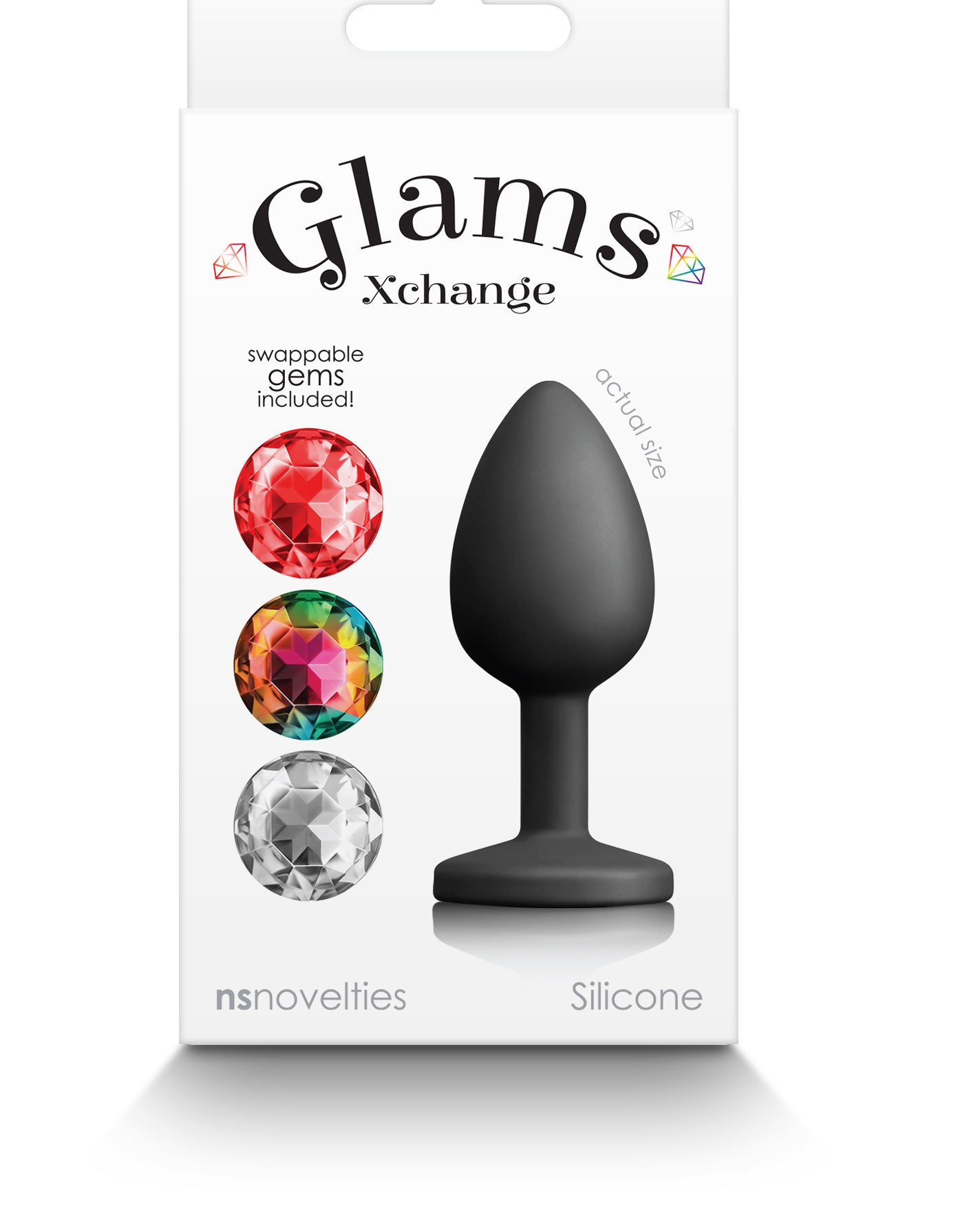 Glams Xchange Round - Small - Black - Not Very Vanilla