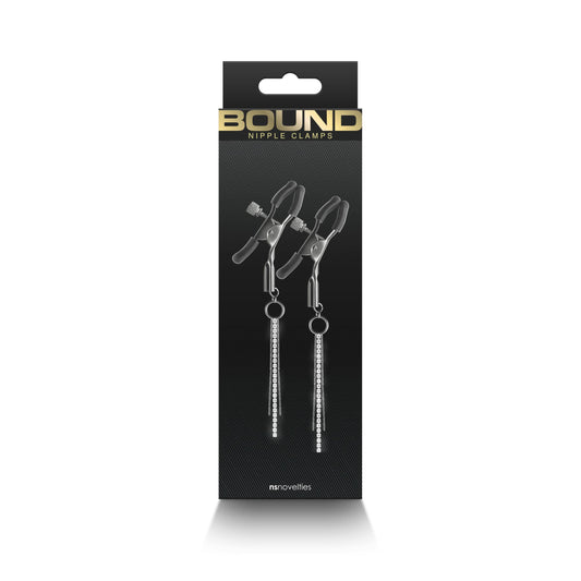 Bound - Nipple Clamps - D3 - Gunmetal - Not Very Vanilla