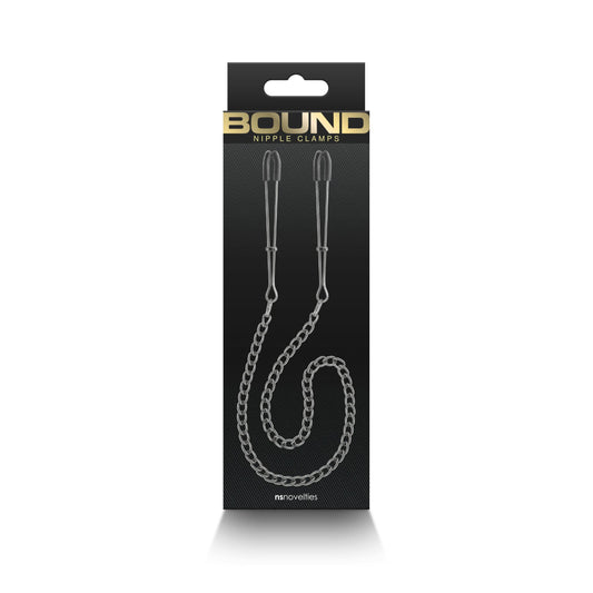 Bound - Nipple Clamps - Dc3 - Gunmetal - Not Very Vanilla