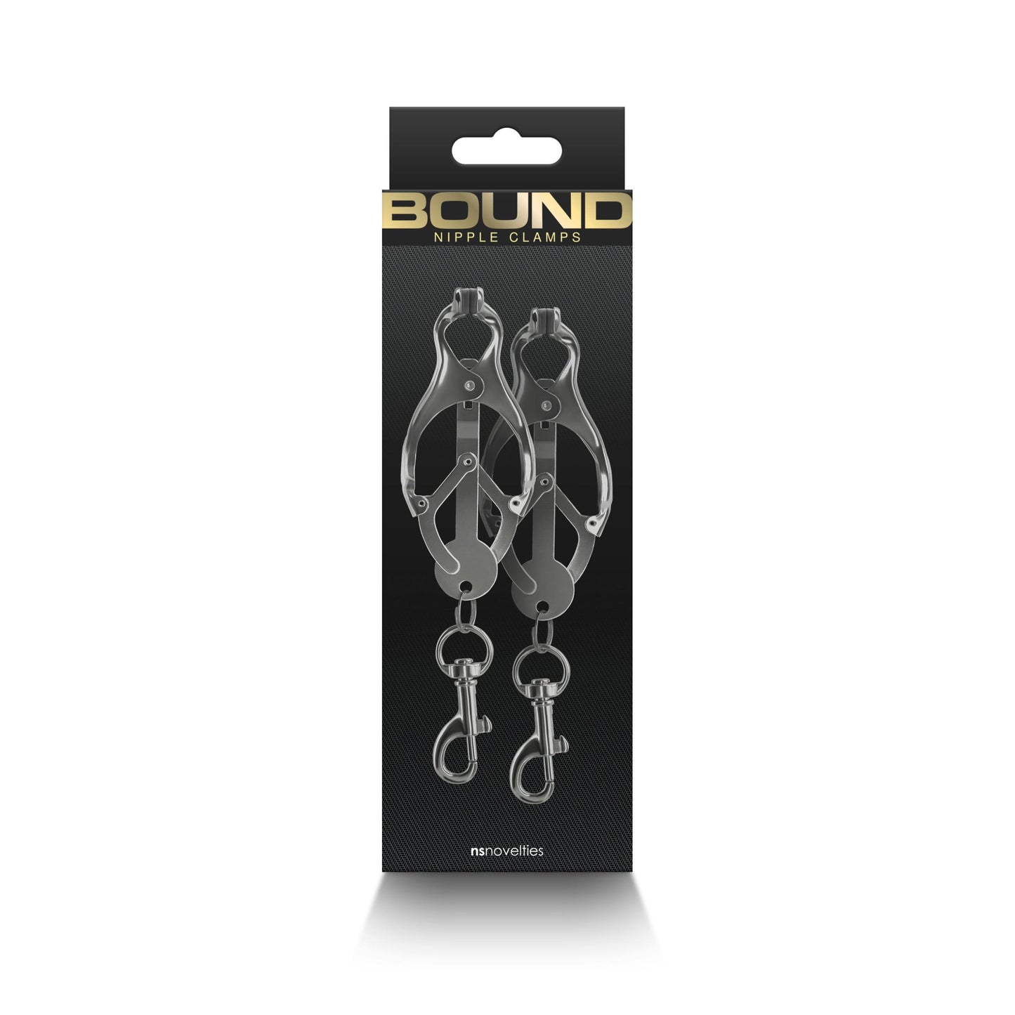 Bound - Nipple Clamps - C3 - Gunmetal - Not Very Vanilla