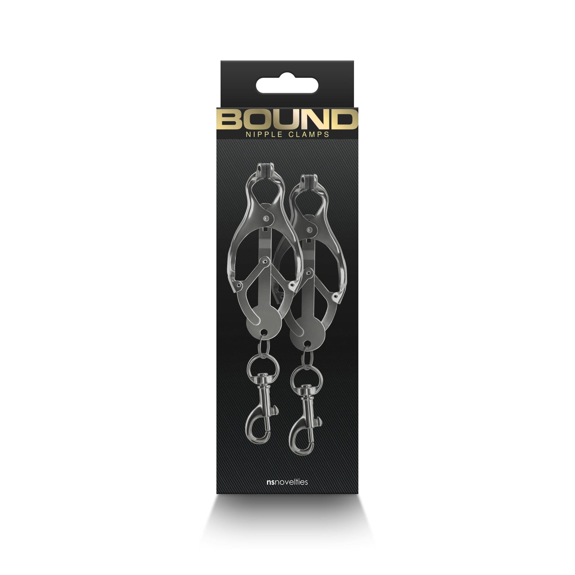 Bound - Nipple Clamps - C3 - Gunmetal - Not Very Vanilla