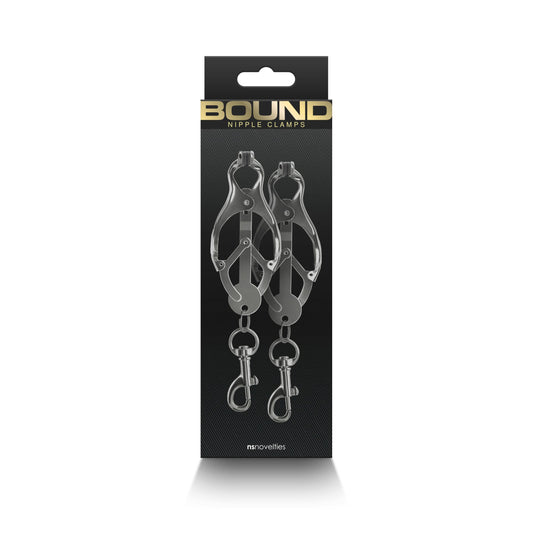 Bound - Nipple Clamps - C3 - Gunmetal - Not Very Vanilla