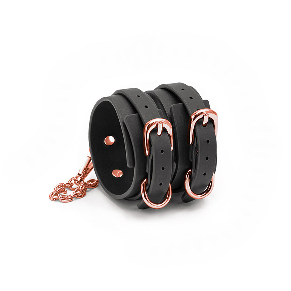 Bondage Couture - Ankle Cuffs - Black - Not Very Vanilla