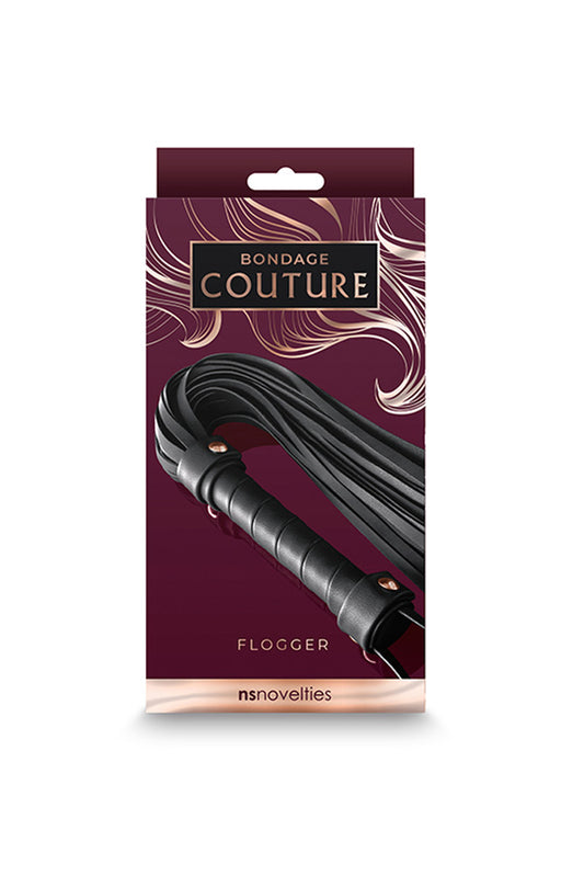 Bondage Couture - Flogger - Black - Not Very Vanilla