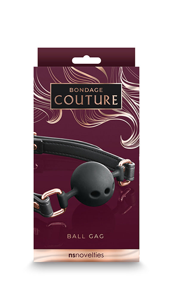 Bondage Couture - Ball Gag - Black - Not Very Vanilla