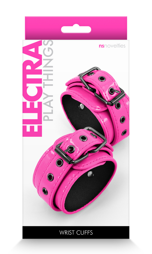 Electra Play Things - Wrist Cuffs - Pink - Not Very Vanilla