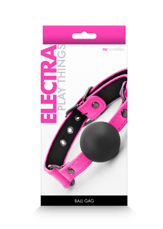 Electra Play Things - Ball Gag - Pink - Not Very Vanilla