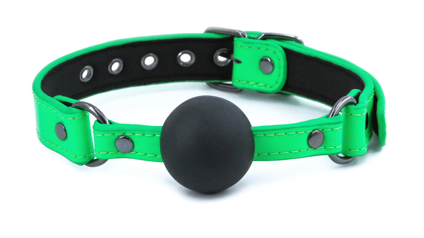 Electra Play Things - Ball Gag - Green - Not Very Vanilla