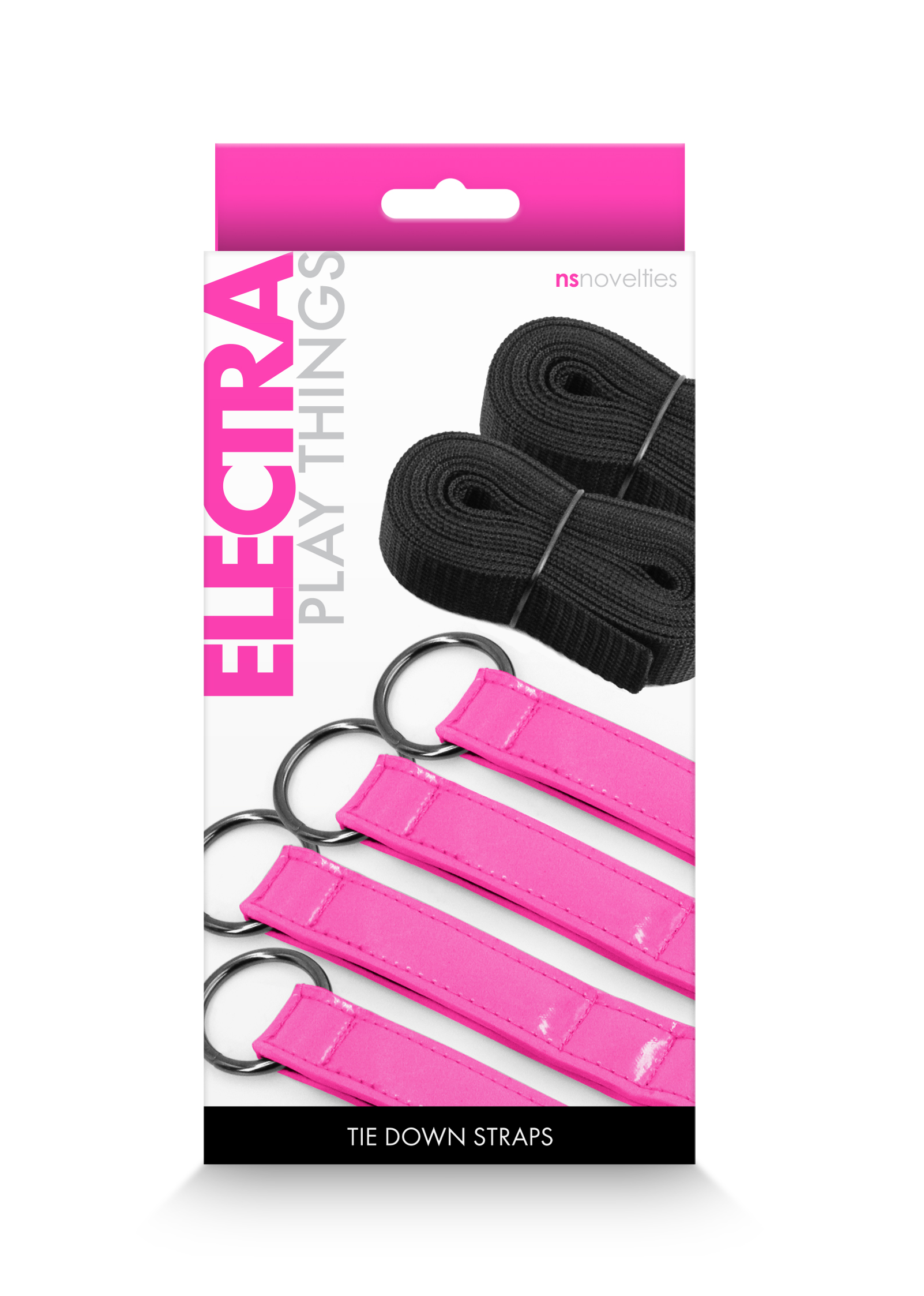 Electra Play Things - Tie Down Straps - Pink - Not Very Vanilla