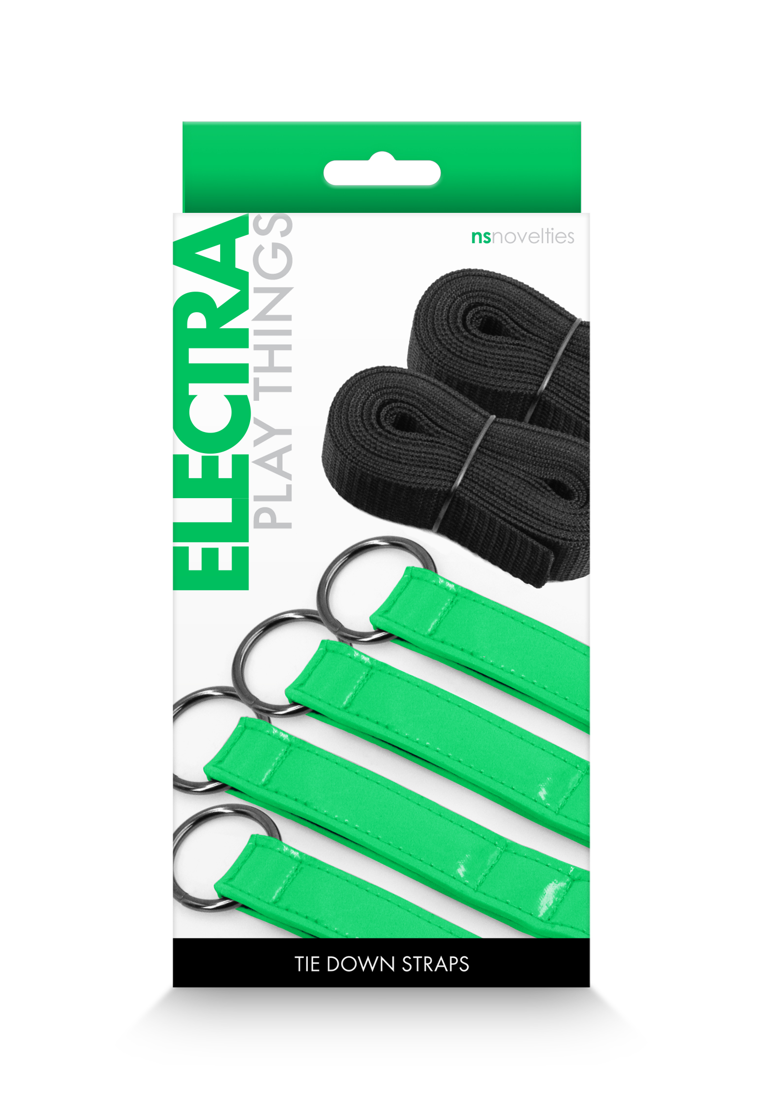 Electra Play Things - Tie Down Straps - Green - Not Very Vanilla