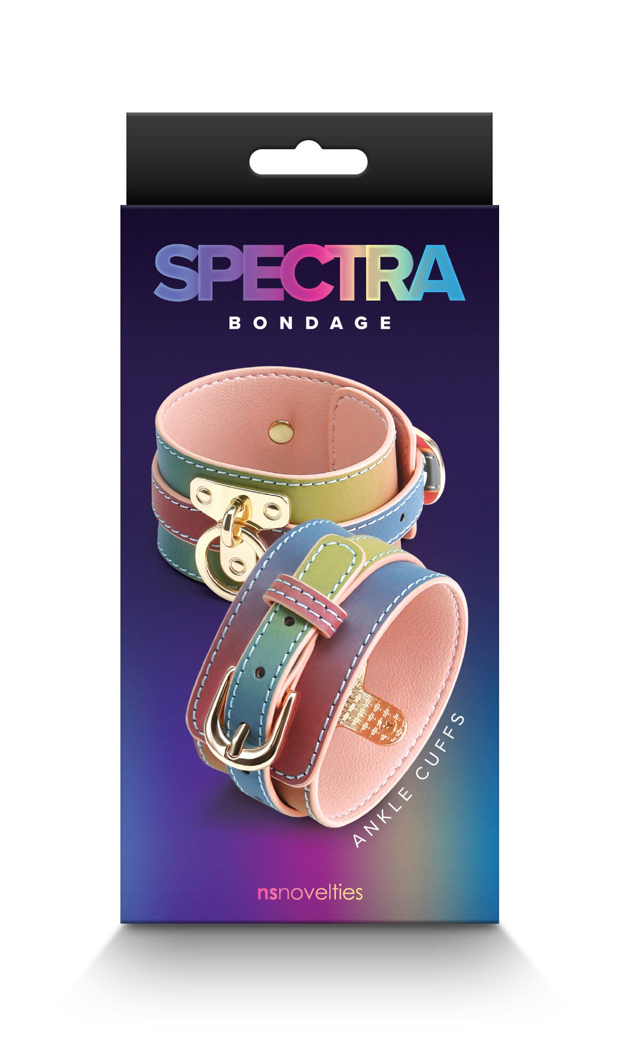 Spectra Bondage - Ankle Cuff - Rainbow - Not Very Vanilla