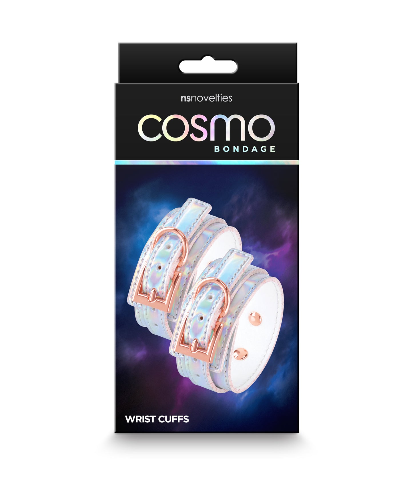 Cosmo Bondage - Wrist Cuffs - Rainbow - Not Very Vanilla