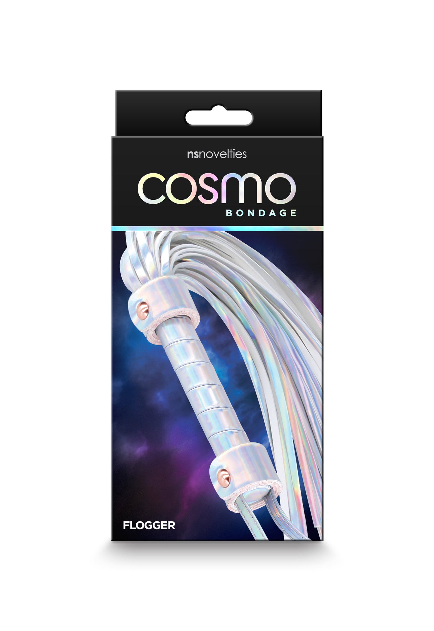 Cosmo Bondage - Flogger - Rainbow - Not Very Vanilla