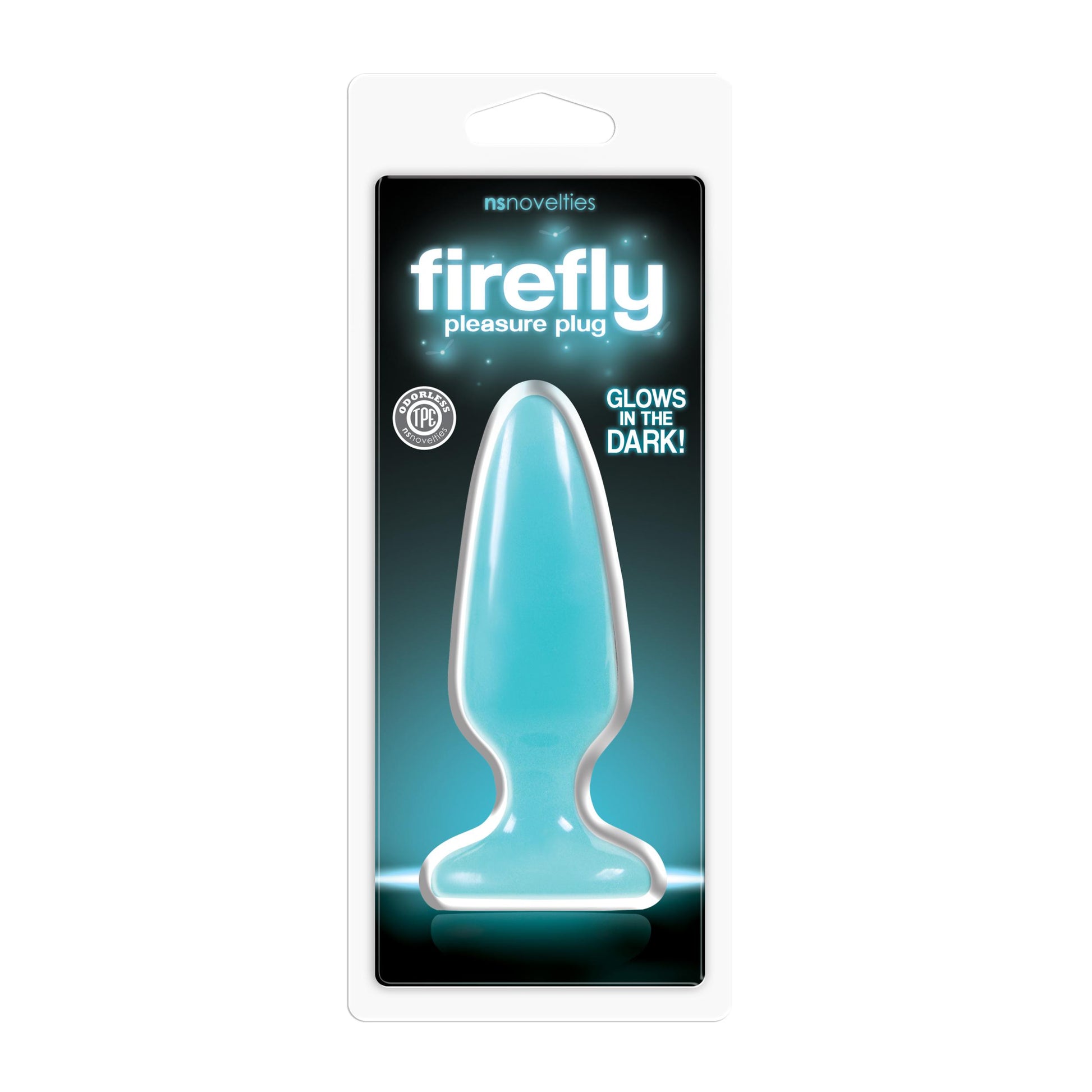 Firefly Pleasure Plug - Medium - Blue - Not Very Vanilla