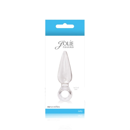 Jolie Pleasures Plug - Mini - Clear - Not Very Vanilla