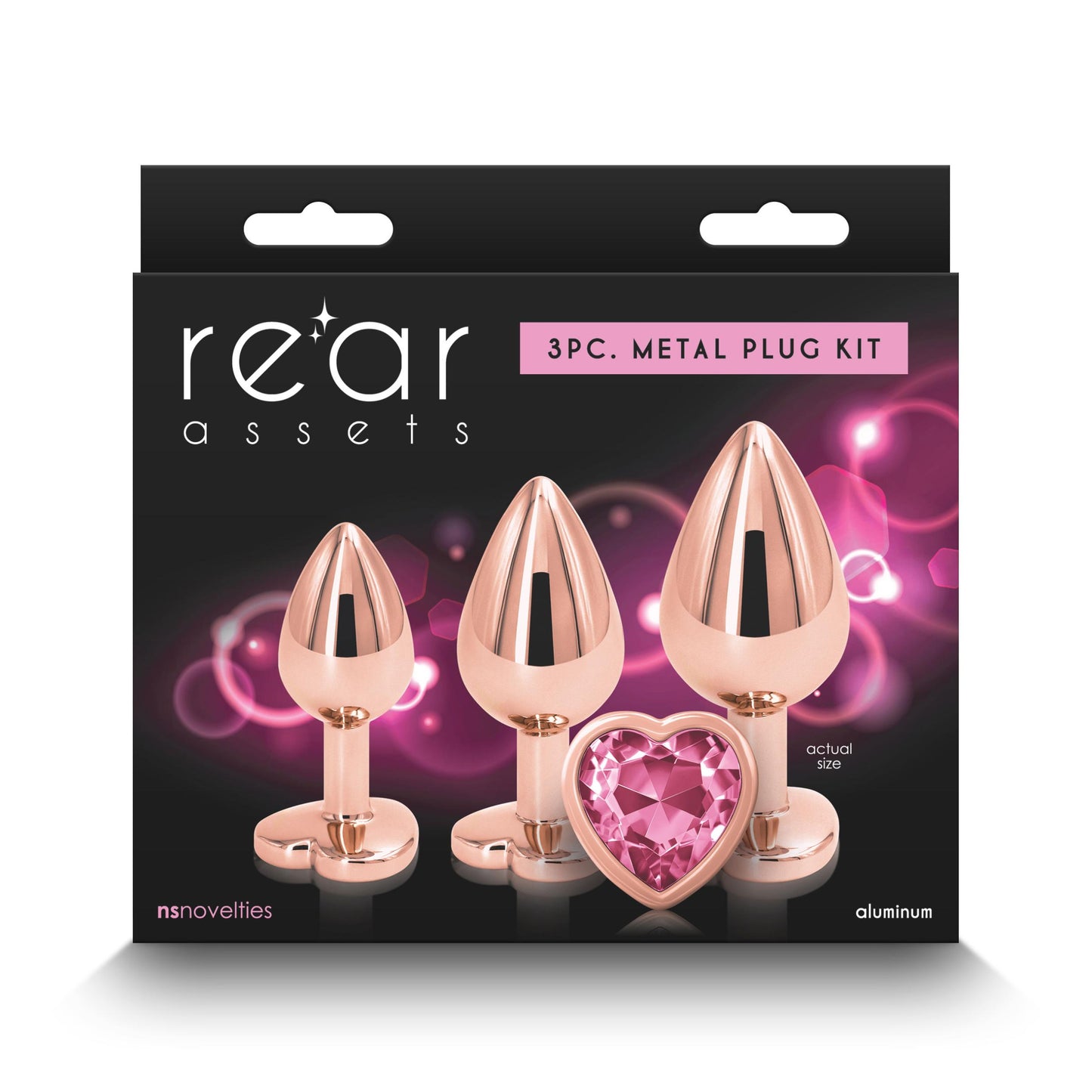 Rear Assets - Trainer Kit - Rose Gold - Pink Heart - Not Very Vanilla