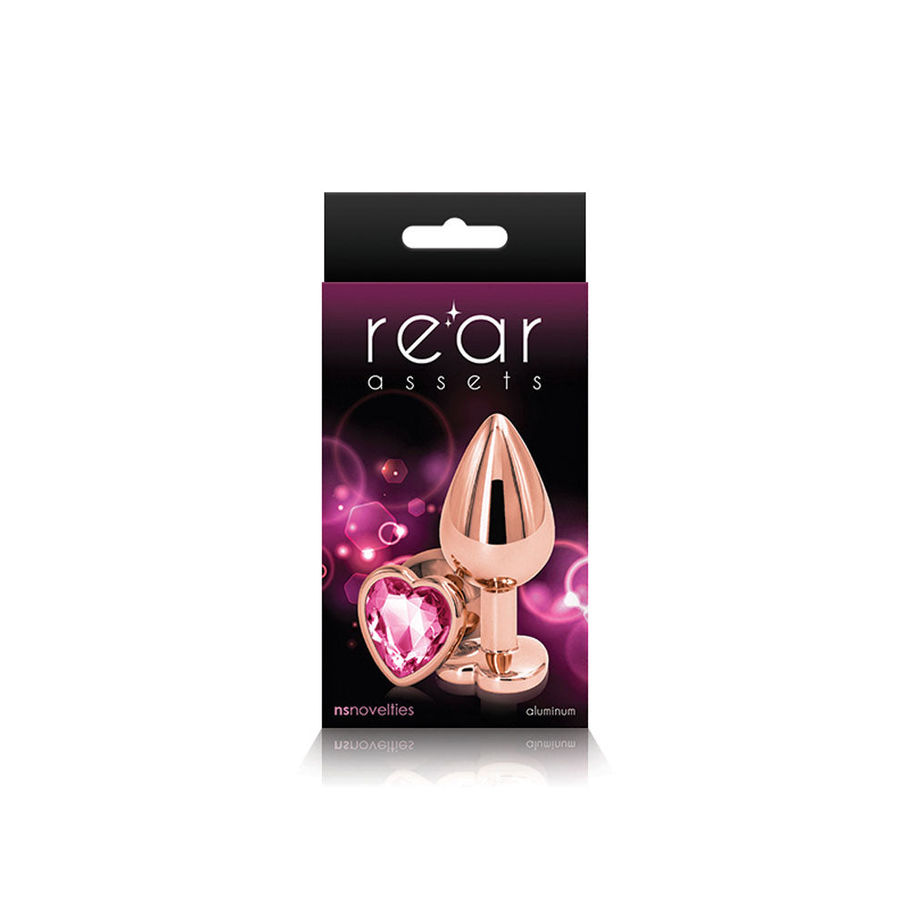 Rear Assets - Rose Gold Heart - Medium - Pink - Not Very Vanilla