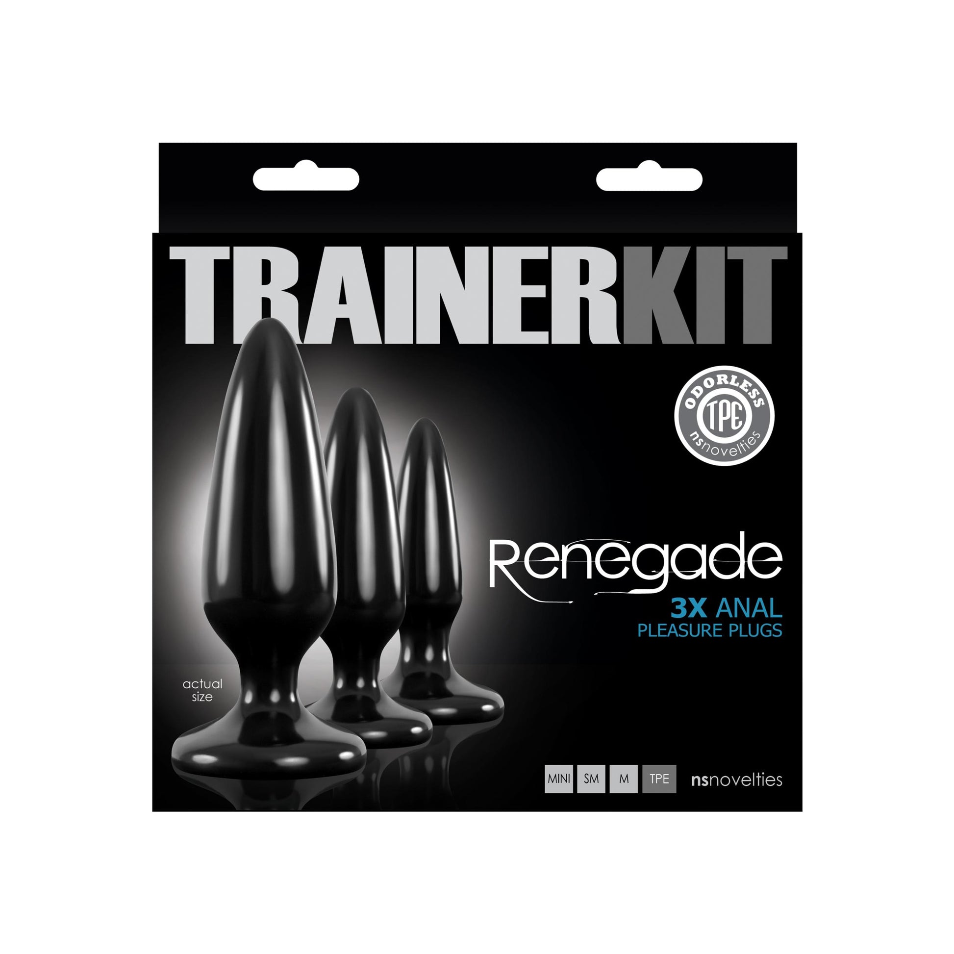 Renegade Pleasure Plug 3pc Trainer Kit - Not Very Vanilla