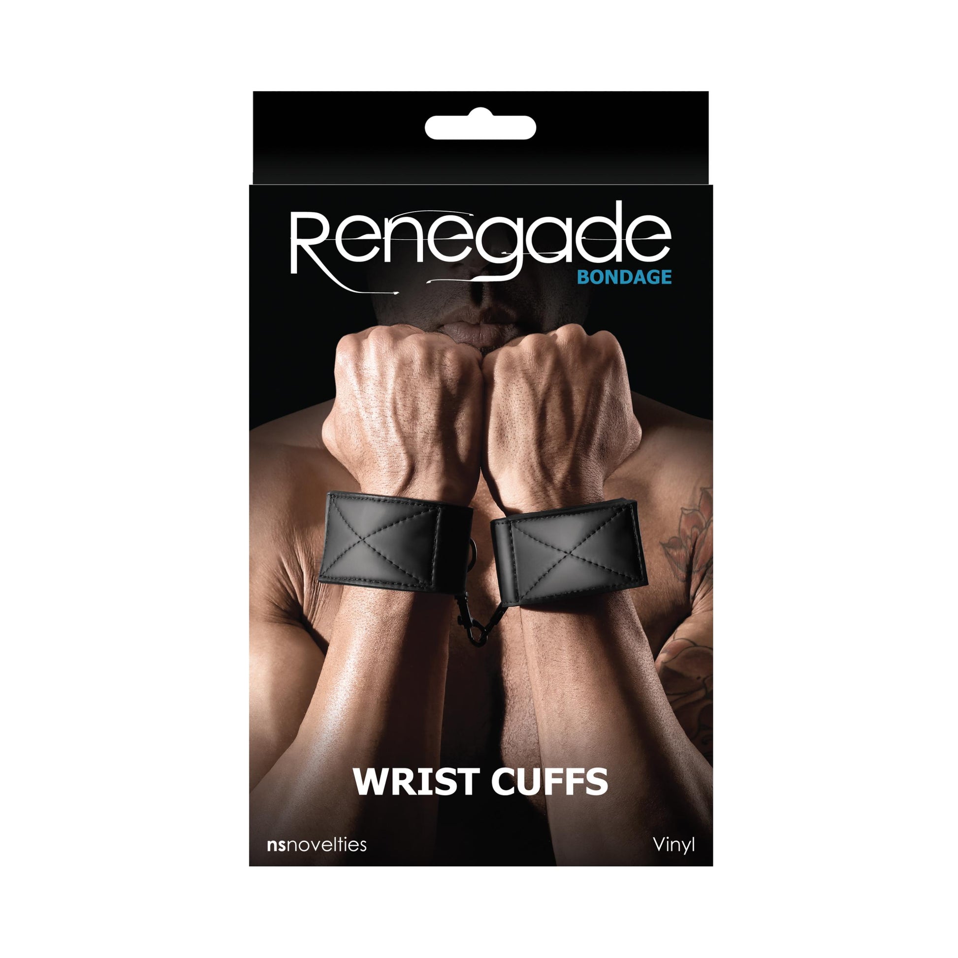 Renegade Bondage Wrist Cuff - Black - Not Very Vanilla