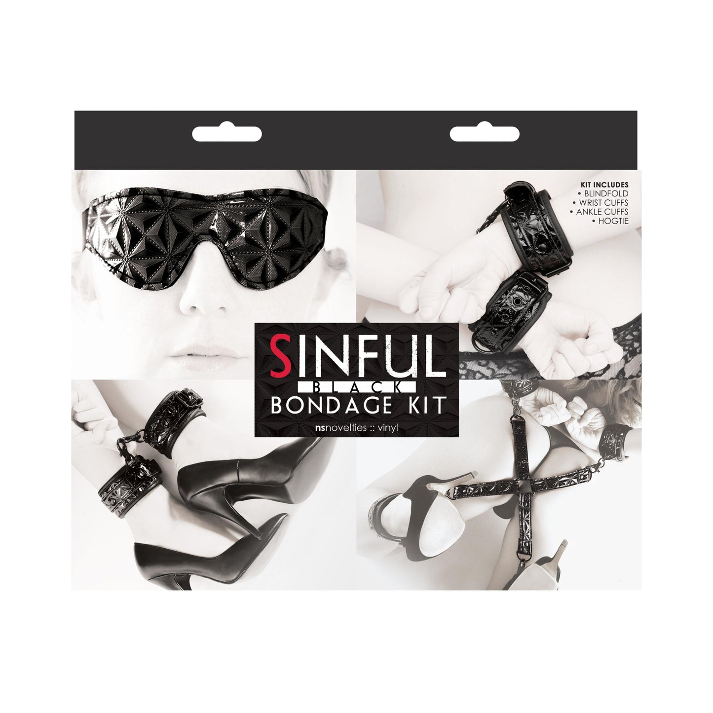 Sinful - Bondage Kit - Black - Not Very Vanilla