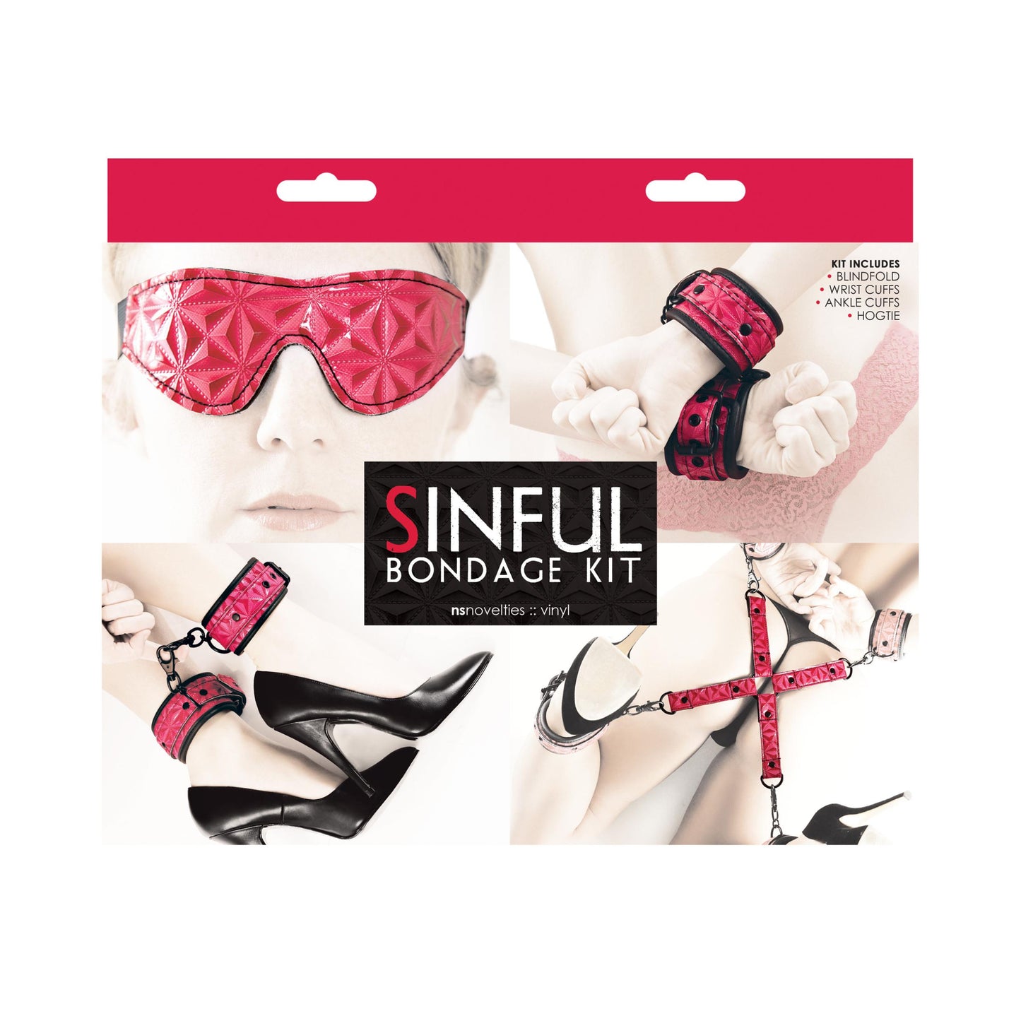 Sinful - Bondage Kit - Pink - Not Very Vanilla