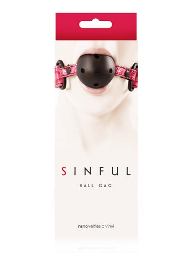 Sinful Ball Gag - Pink - Not Very Vanilla