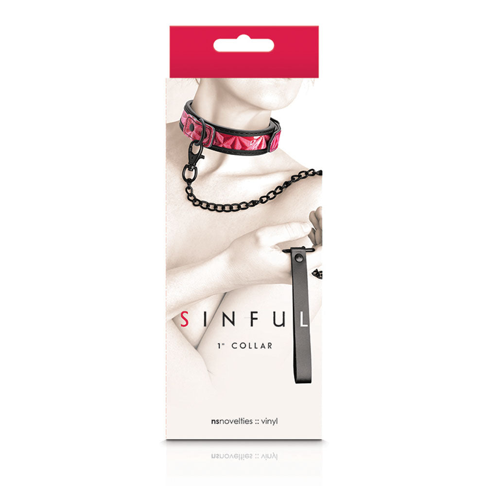 Sinful - 1" Collar - Pink