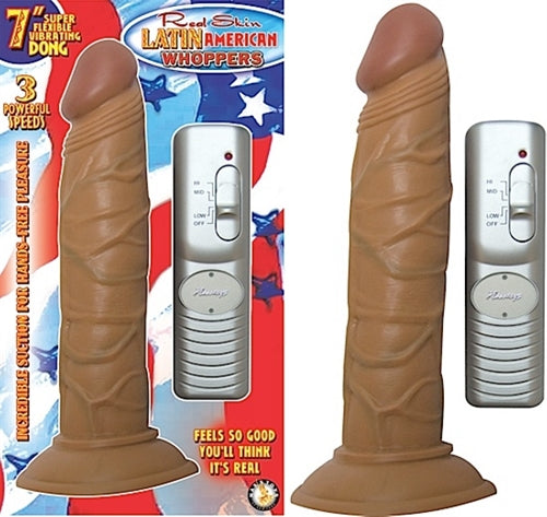 Latin American Whoppers 7inch Vibrating Dong - Not Very Vanilla