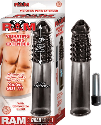 Ram Vibrating Penis Extender - Smoke - Not Very Vanilla