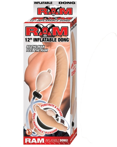 Ram 12-Inch Inflatable Dong - Flesh - Not Very Vanilla