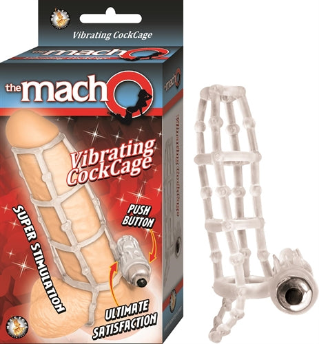 The Macho Vibrating Cockring - Clear - Not Very Vanilla