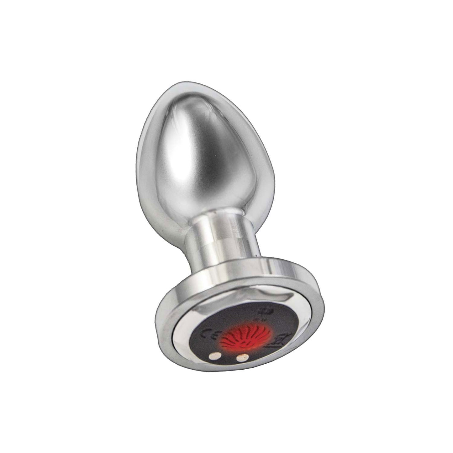 Ass-Sation Remote Vibrating Metal Plug - Silver - Not Very Vanilla