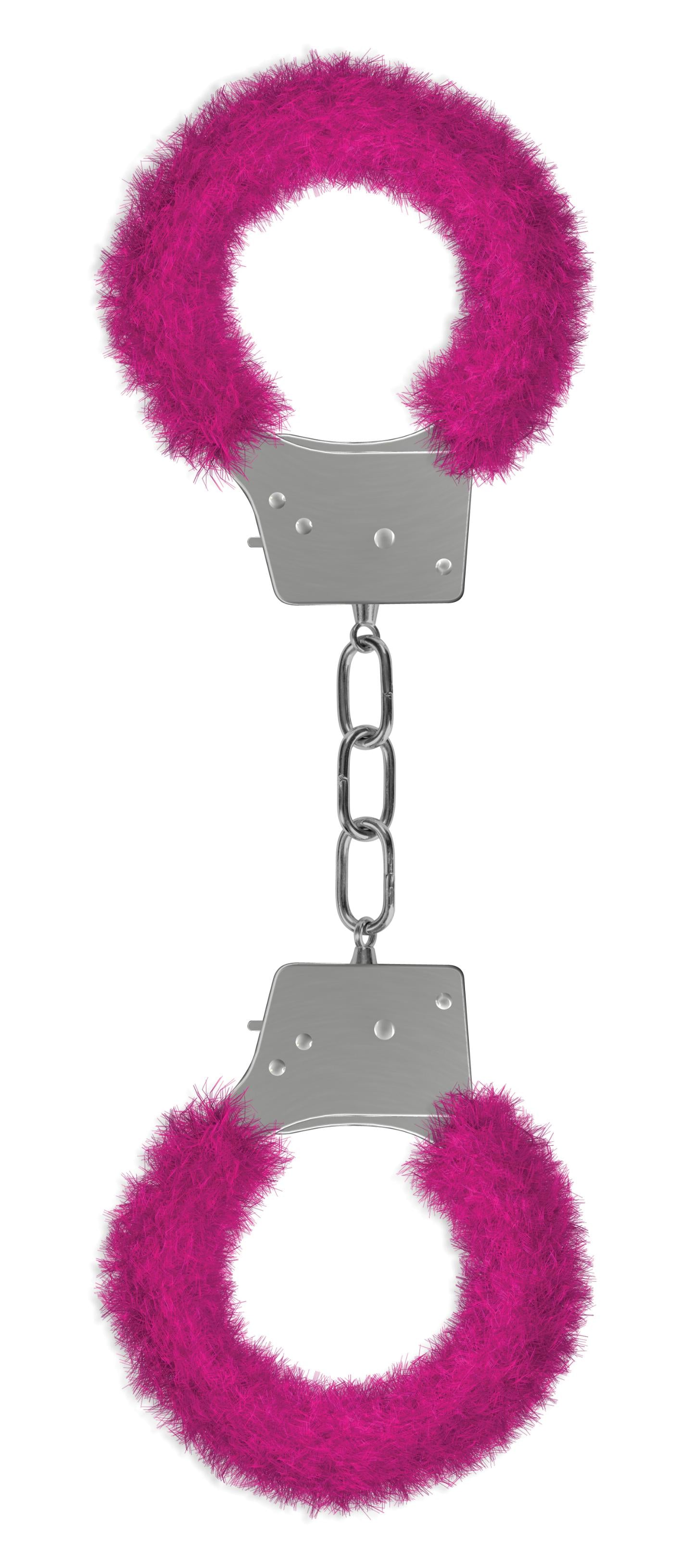 Beginner's Furry Handcuffs - Pink - Not Very Vanilla