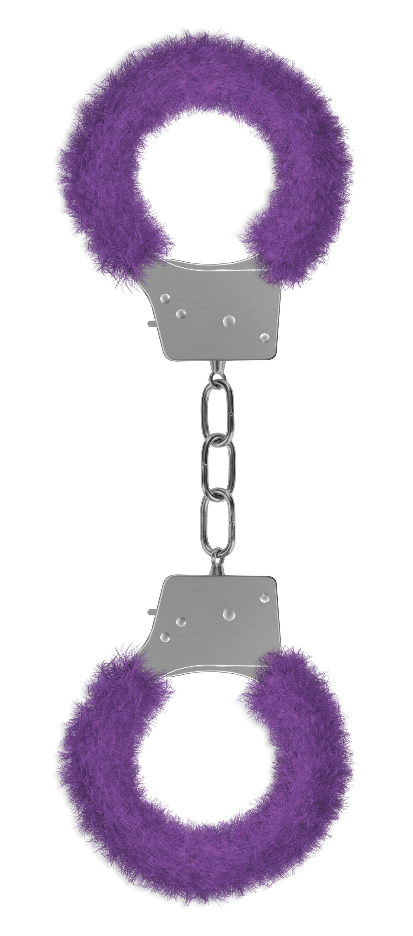 Beginner's Furry Handcuffs - Purple - Not Very Vanilla