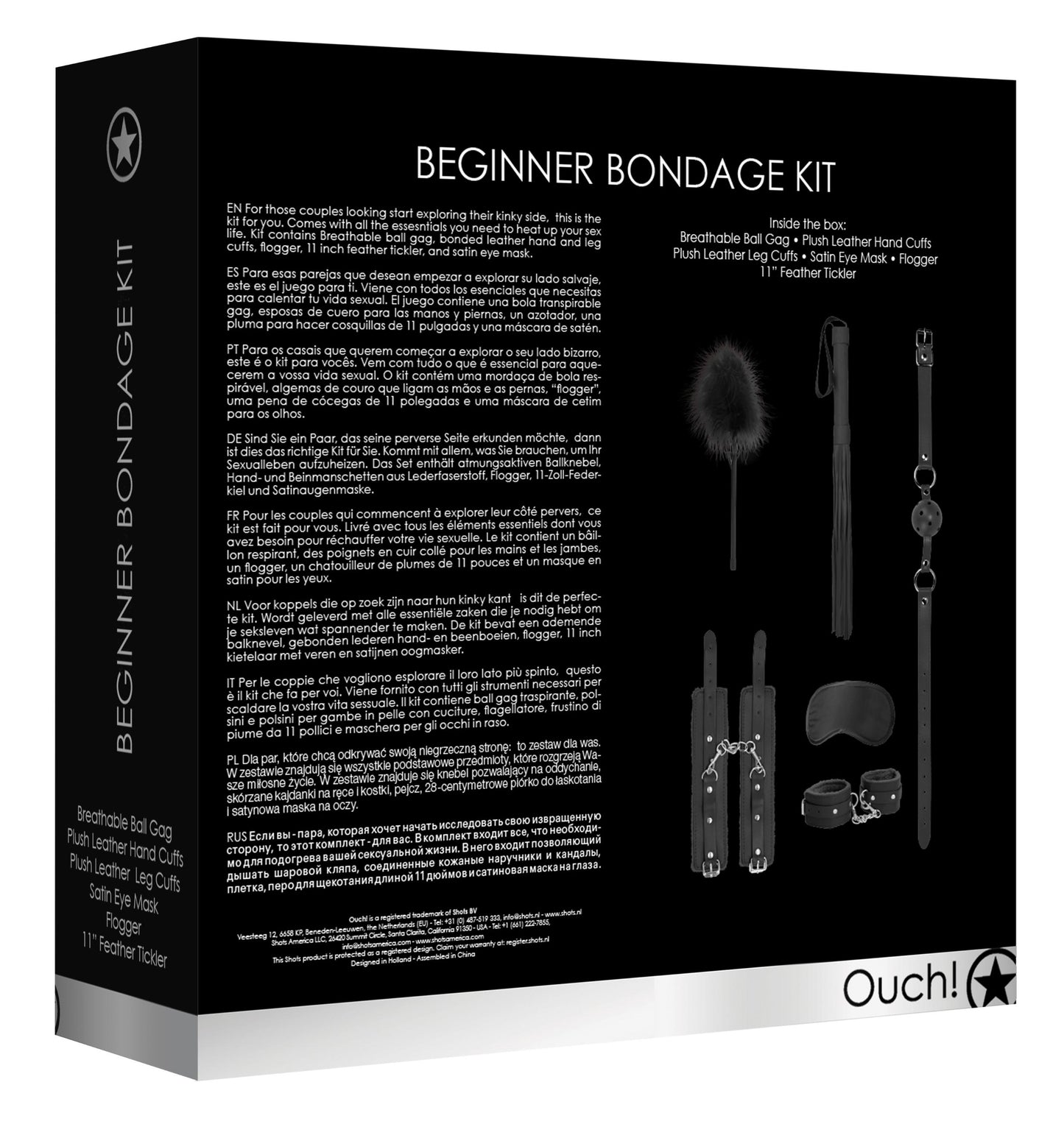 Beginners Bondage Kit - Black - Not Very Vanilla