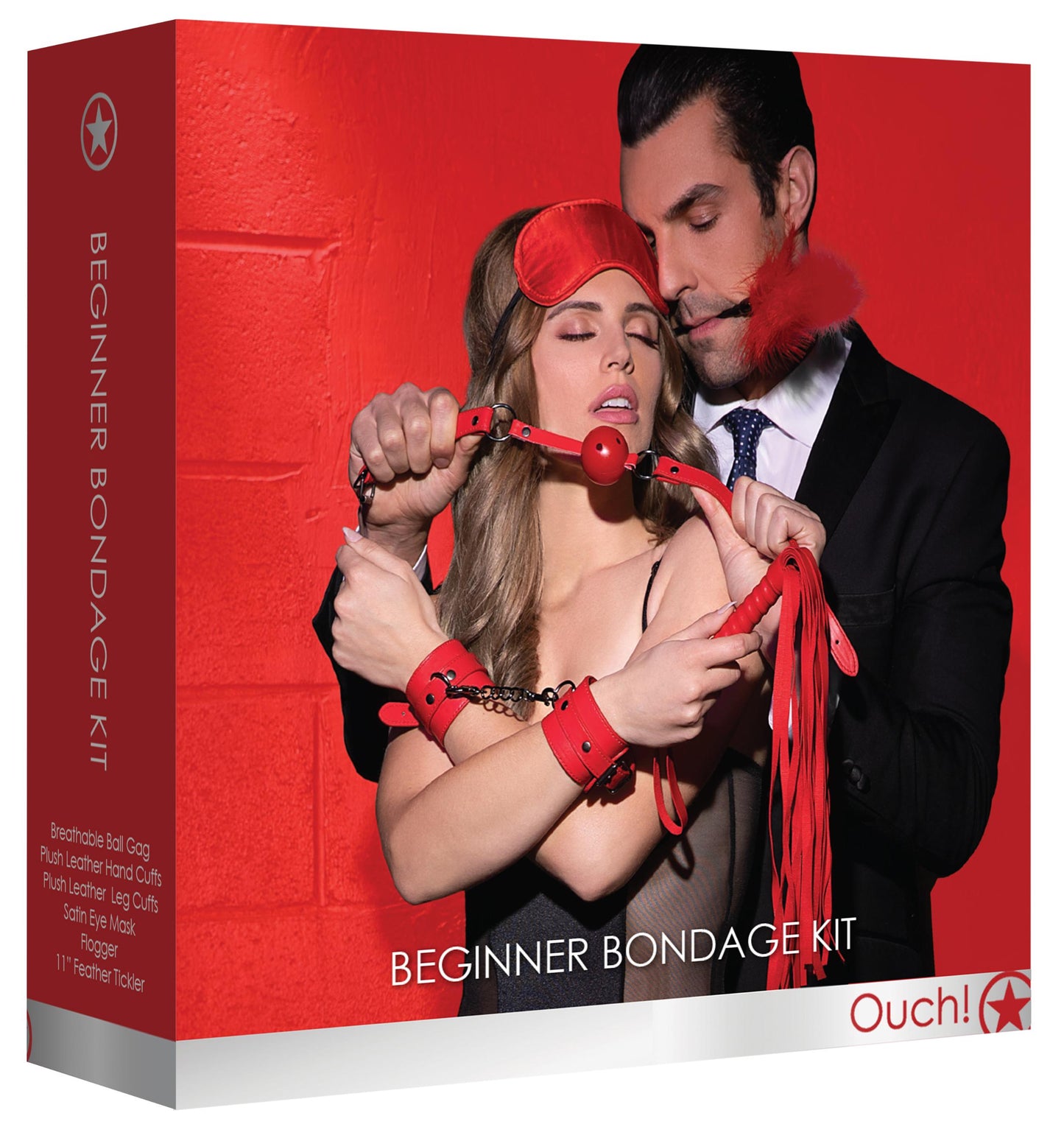 Beginners Bondage Kit - Red - Not Very Vanilla