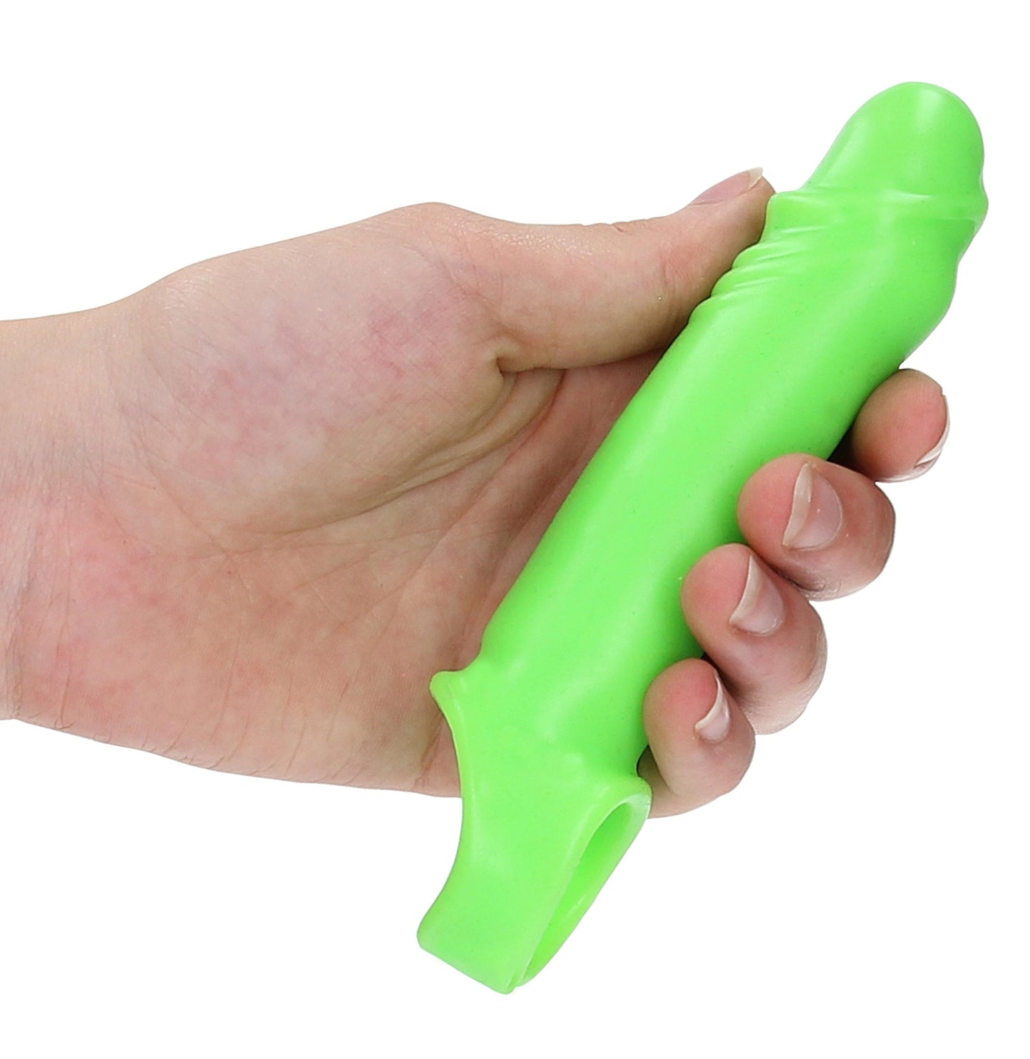 Smooth Stretchy Penis Sleeve - Glow in the Dark - Not Very Vanilla