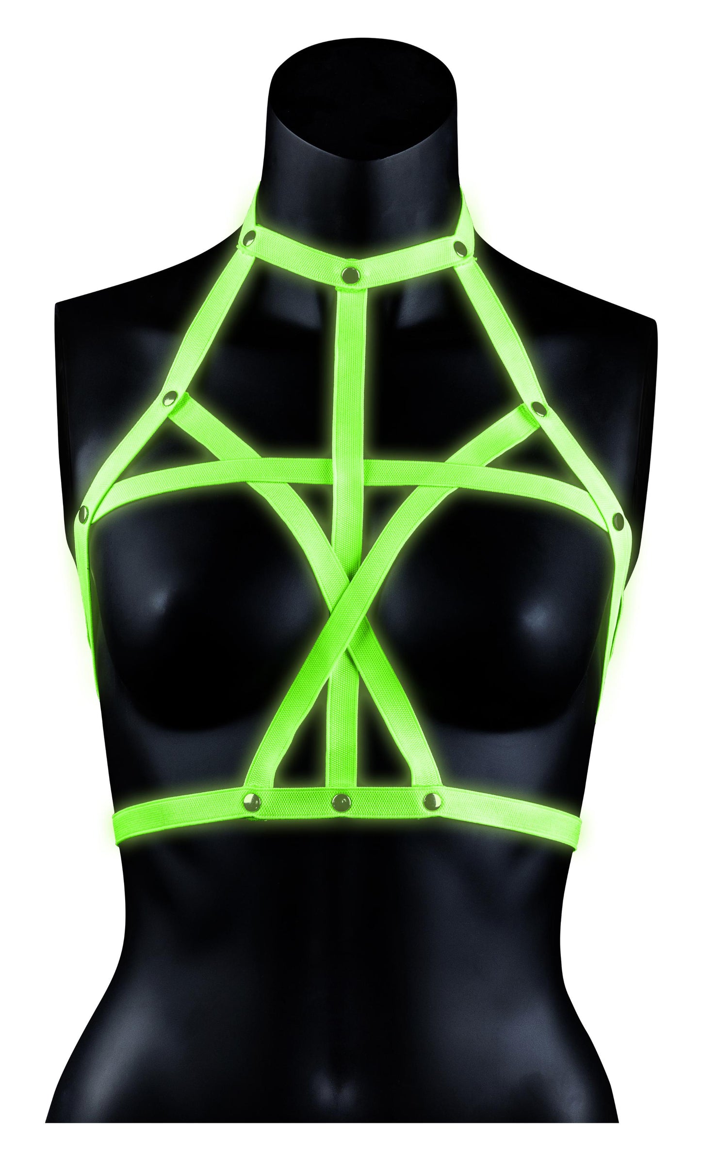 Bra Harness - Large/xlarge - Glow in the Dark - Not Very Vanilla